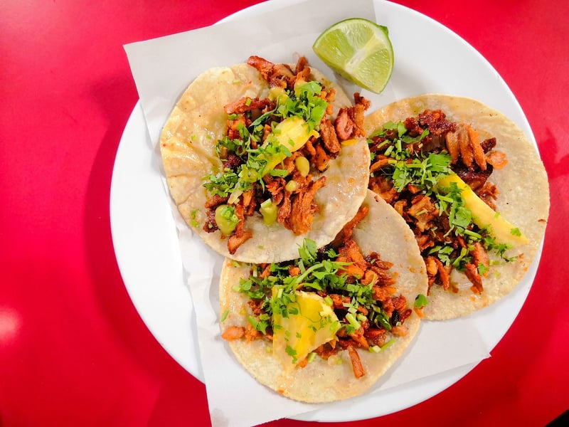Za'atar Crusted Chicken Tacos